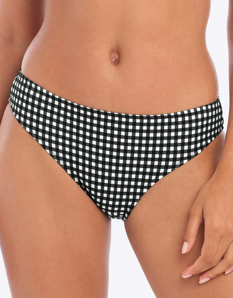 Freya Check In Bikini Brief Monochrome
