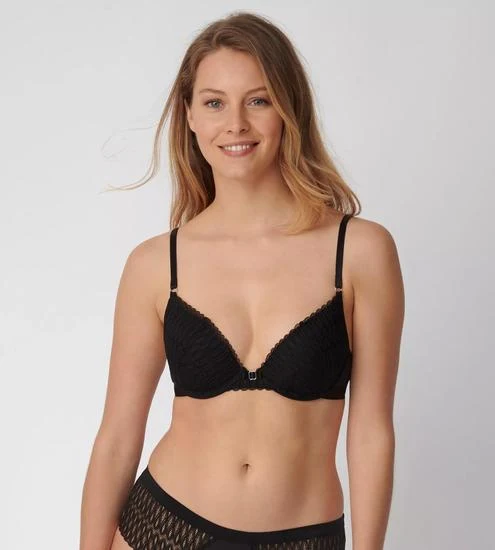 Triumph Bra non molded Aura Spotlight WHU black