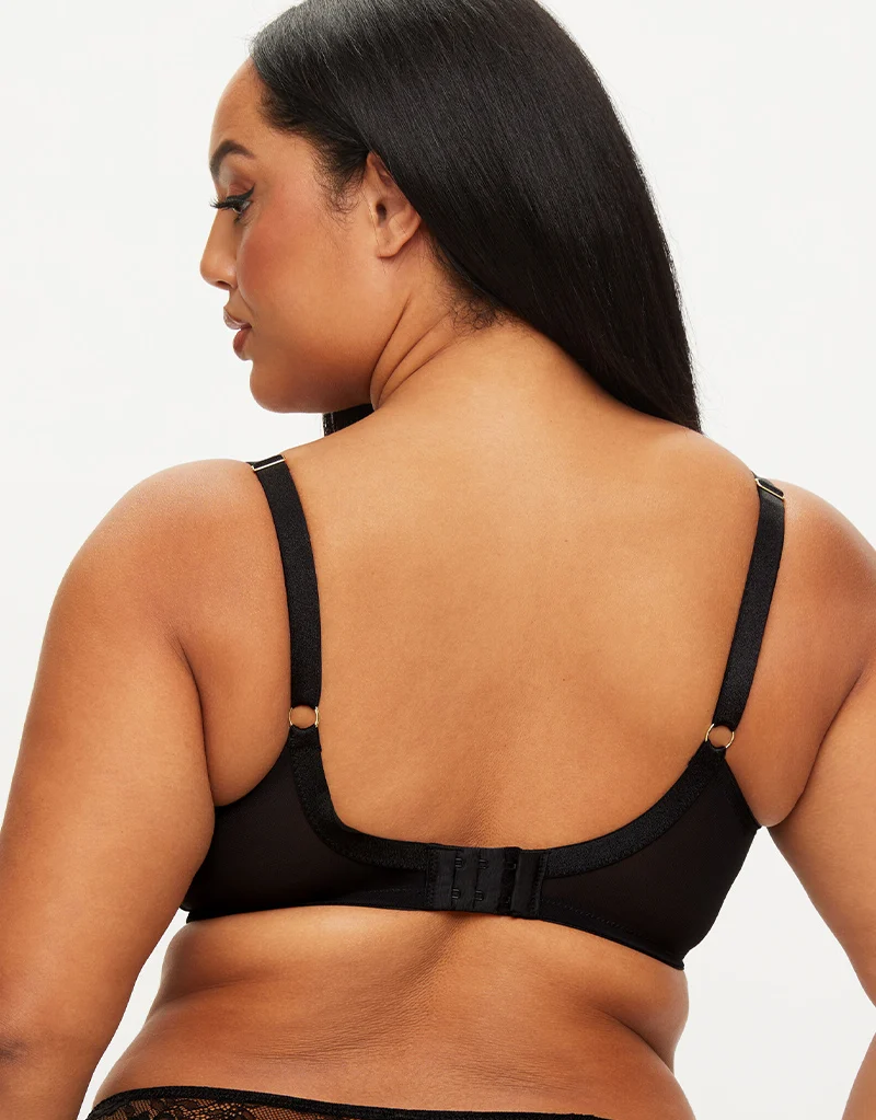 Ann Summers Sexy Lace Planet Balconette Bra Black