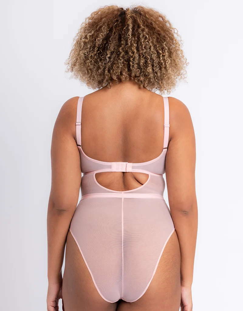 Curvy Kate Lucky Star Plunge Body Blush Pink