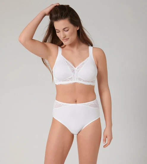 Triumph Bra molded Modern Lace+Cotton N white