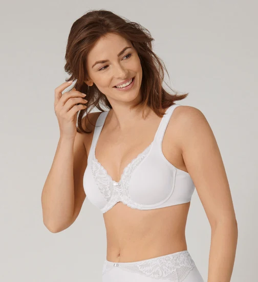 Triumph Bra molded Modern Lace+Cotton W white
