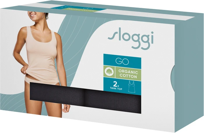 Sloggi GO Tank Top 2er Pack black