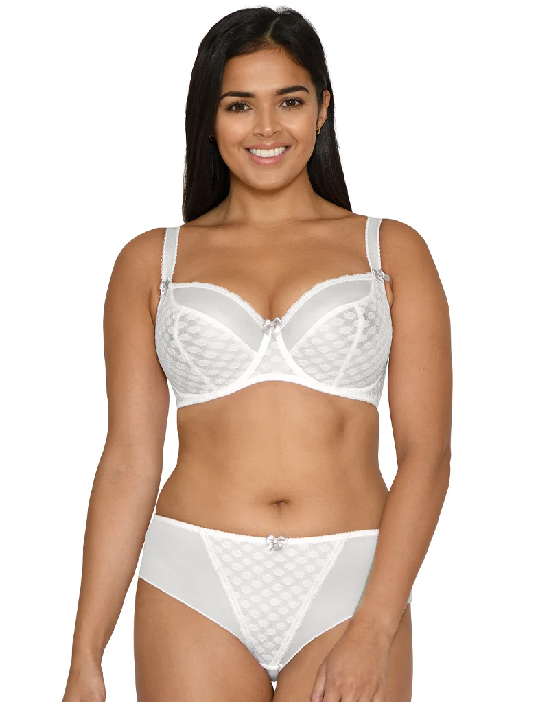 Curvy Kate Dottie Balcony Bra White