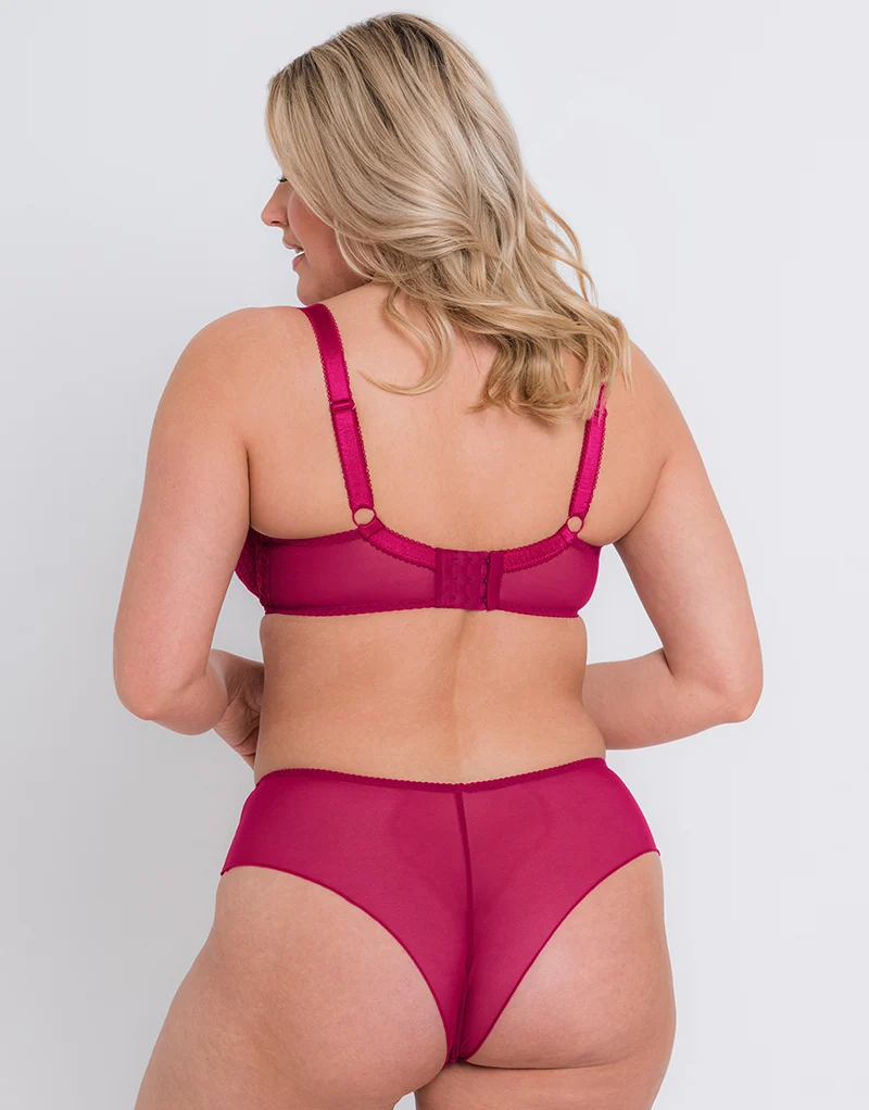Curvy Kate Dottie Balcony Bra Sangria