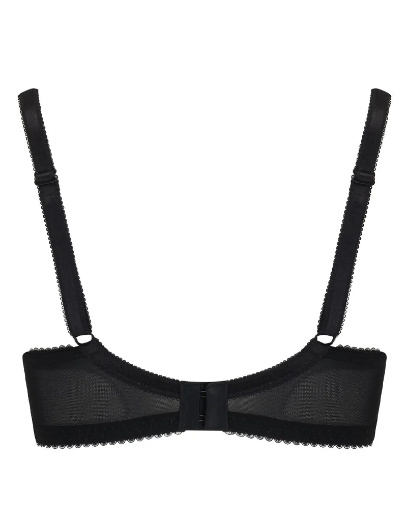 Pour Moi Amour Full Cup Bra Black/Scarlet