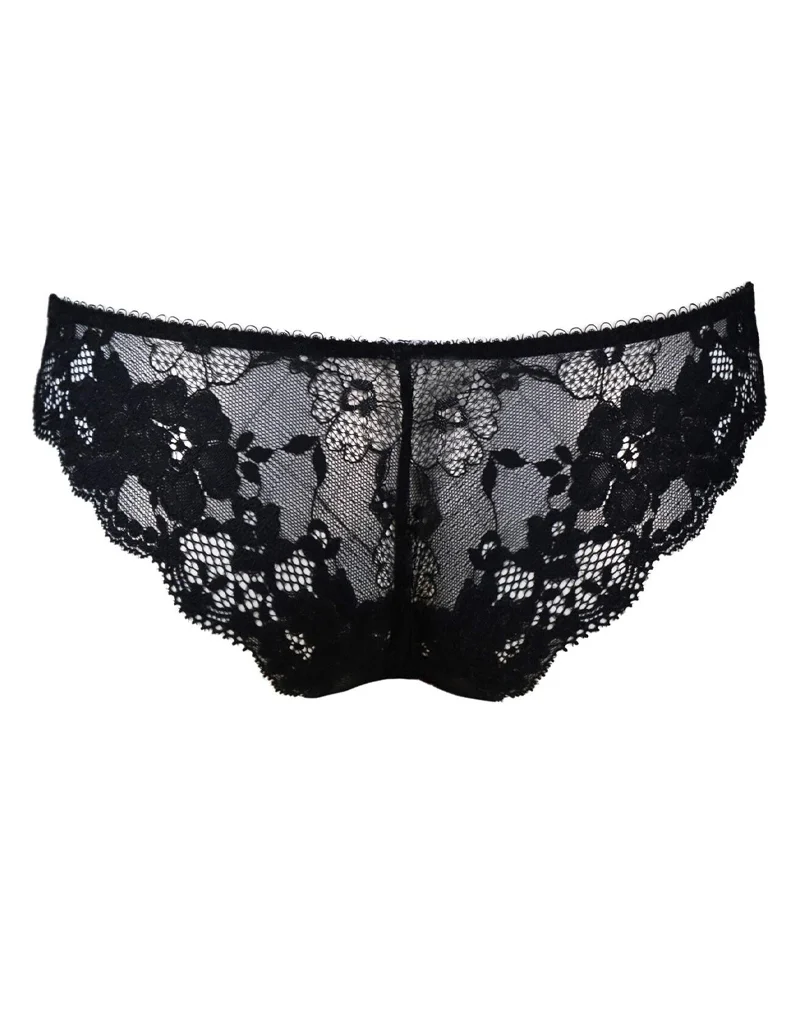 Pour Moi Amour Brazilian Brief Black/Scarlet