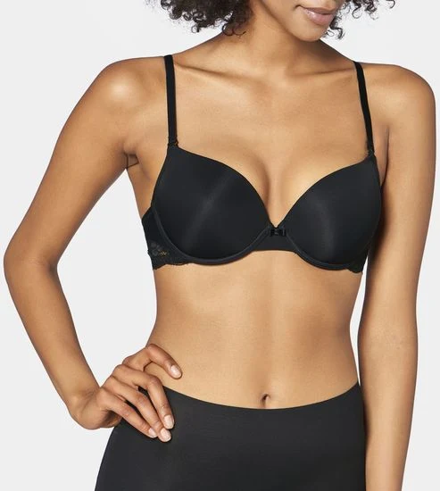 Triumph Lovely Micro Bügel-BH mit Halbschale und Push-up-EffektM black