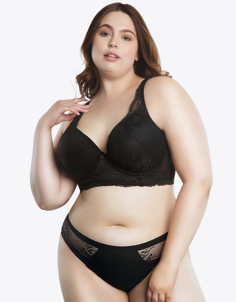 Parfait Sandrine Longline Plunge Bra Black