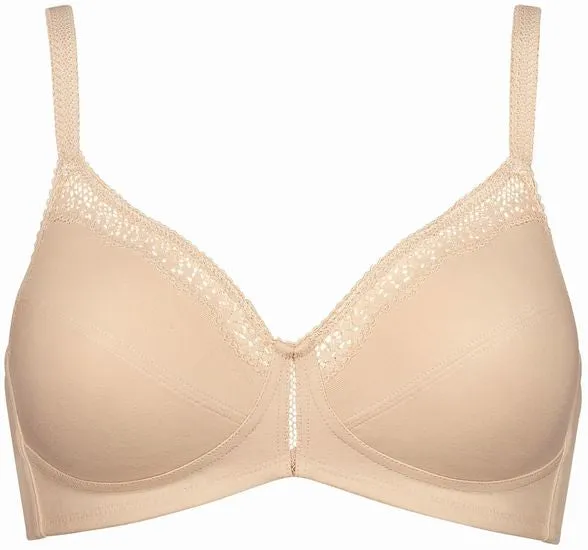 Triumph Cotton Beauty BH ohne Bügel teint
