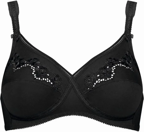 Triumph Elasti Cross + Cotton BH ohne Bügel black