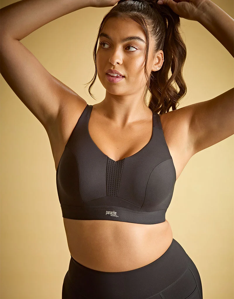 Panache Endurance Non Padded Sports Bra Black