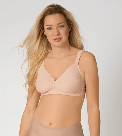 Triumph Modern Soft+Cotton BH ohne Bügel neutral beige