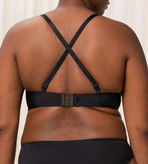 Triumph Lovely Micro Bügel-BH mit Halbschale, Einlage und multioptionalen Trägern black