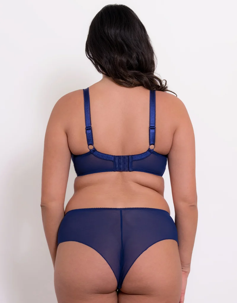 Curvy Kate Dottie Balcony Bra Navy
