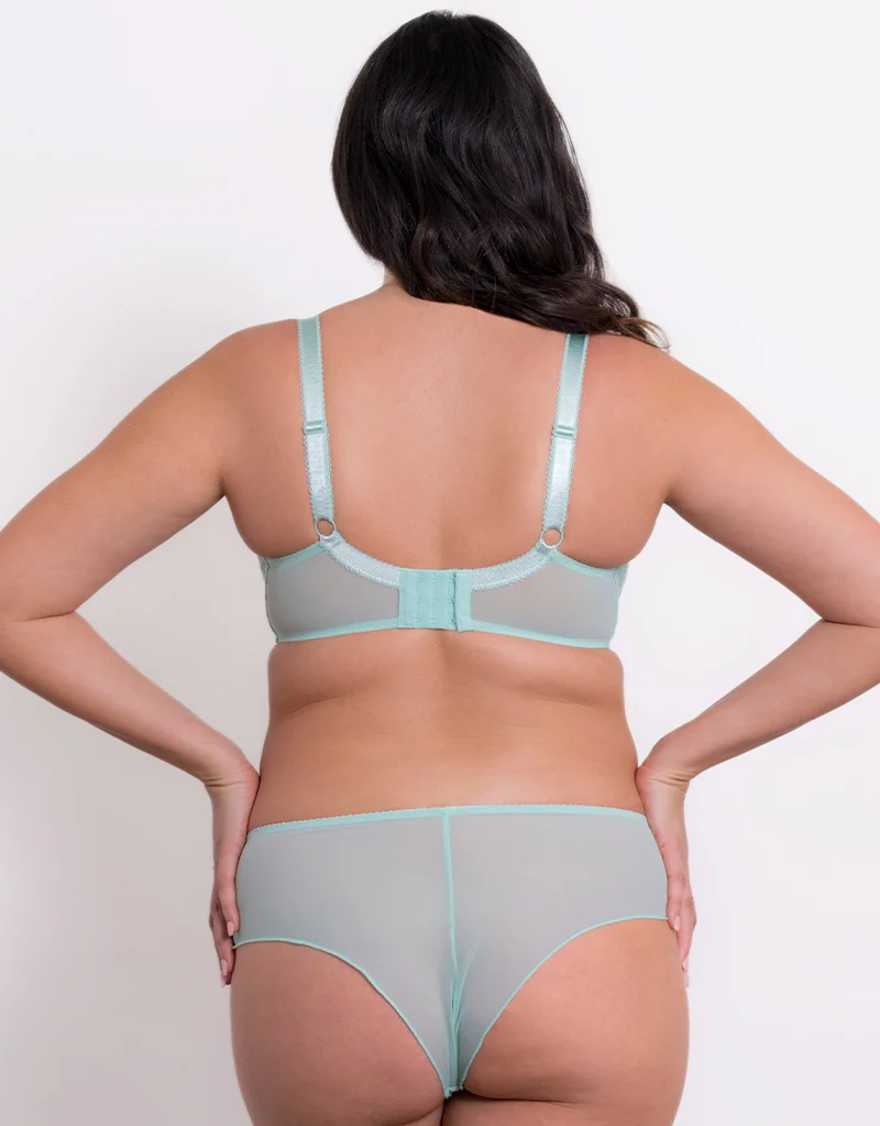 Curvy Kate Dottie Balcony Bra Mint Green