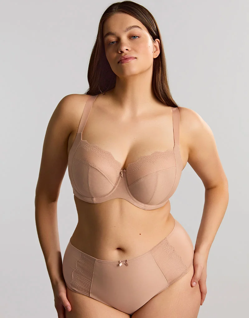Sculptresse By Panache Esme Balconette Bra Mocha Animal