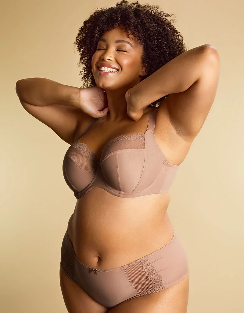 Sculptresse By Panache Esme Balconette Bra Mocha Animal