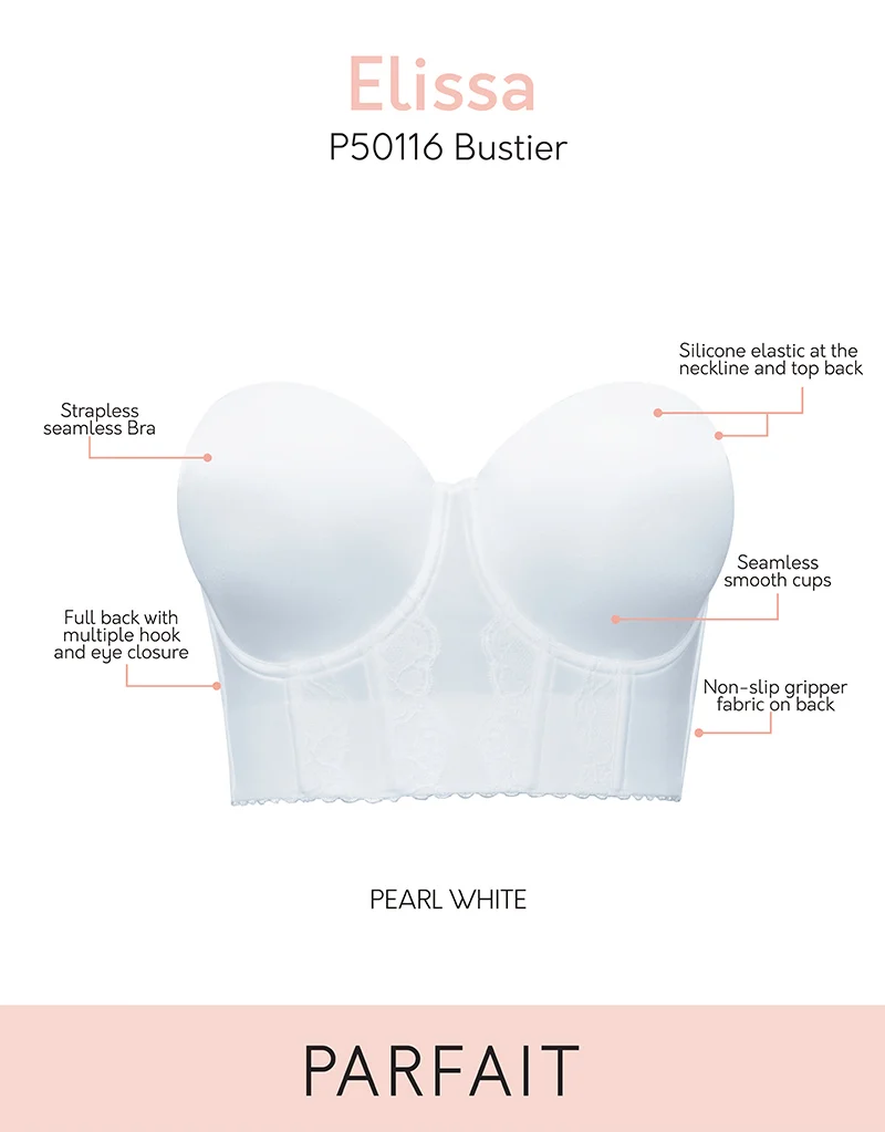 Parfait Elissa Bustier Pearl White