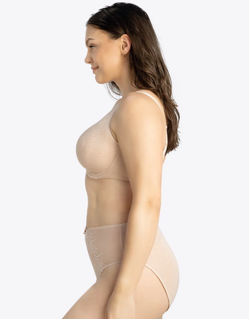 Parfait Pearl Unlined Seamless Minimizer Bra Cameo Rose