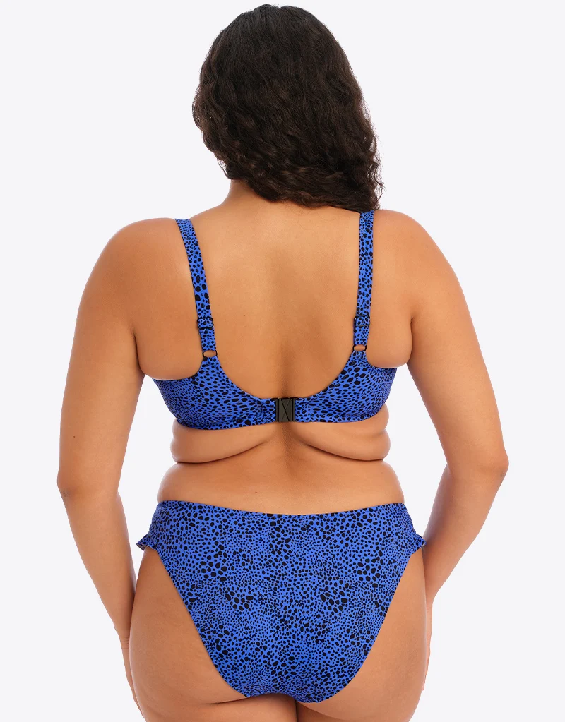 Elomi Pebble Cove High Leg Bikini Brief Blue