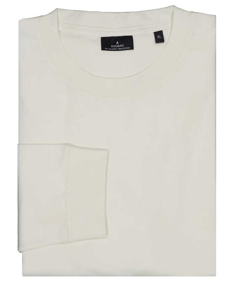 Langarmshirt Rundhals mit Bündchen