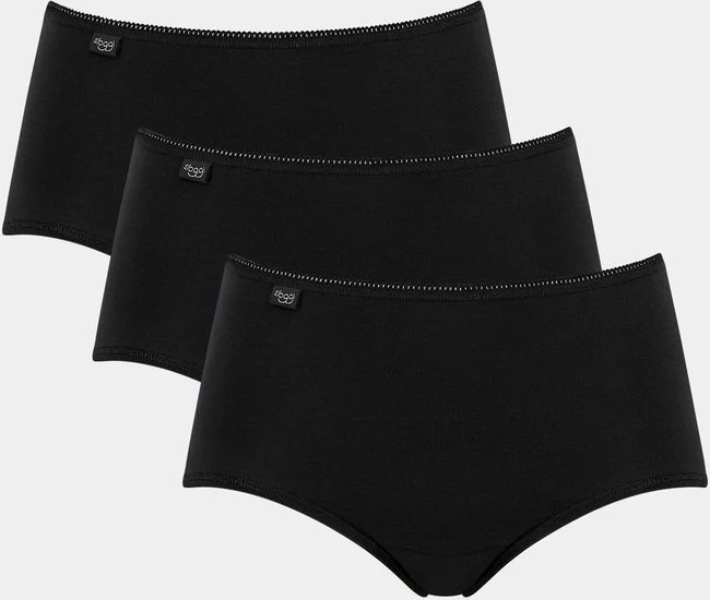 Sloggi 24/7 Cotton Midi 3er Pack black