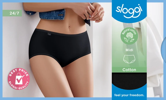 Sloggi 24/7 Cotton Midi black