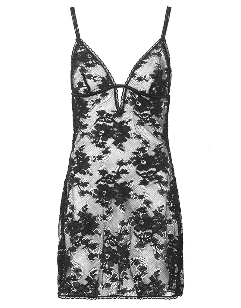 Ann Summers Enlightening Chemise Black