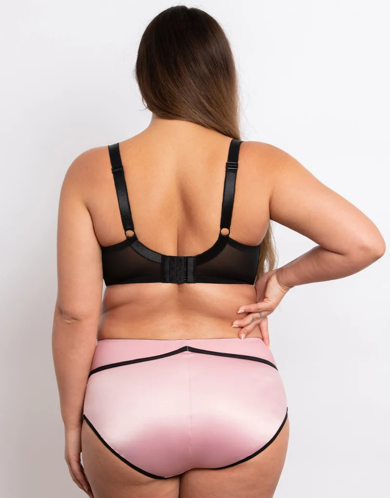 Parfait Charlotte Padded Balconette Bra Rose Gold/Black