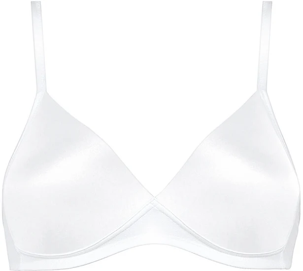Triumph Soft Sensation Damen Miederwaren BH kurz Mittelträger ohne Bügel white