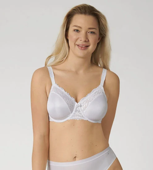 Triumph Ladyform Soft Damen Miederwaren BH kurz Mittelträger mit Bügel weiß