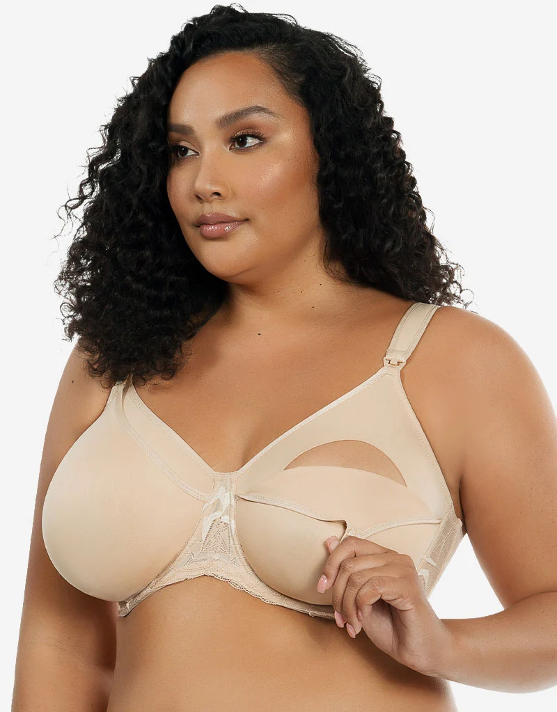 Parfait Leila Moulded Balcony Nursing Bra Latte