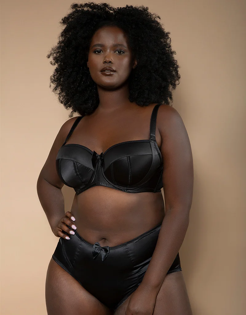 Parfait Charlotte Padded Balconette Bra Black