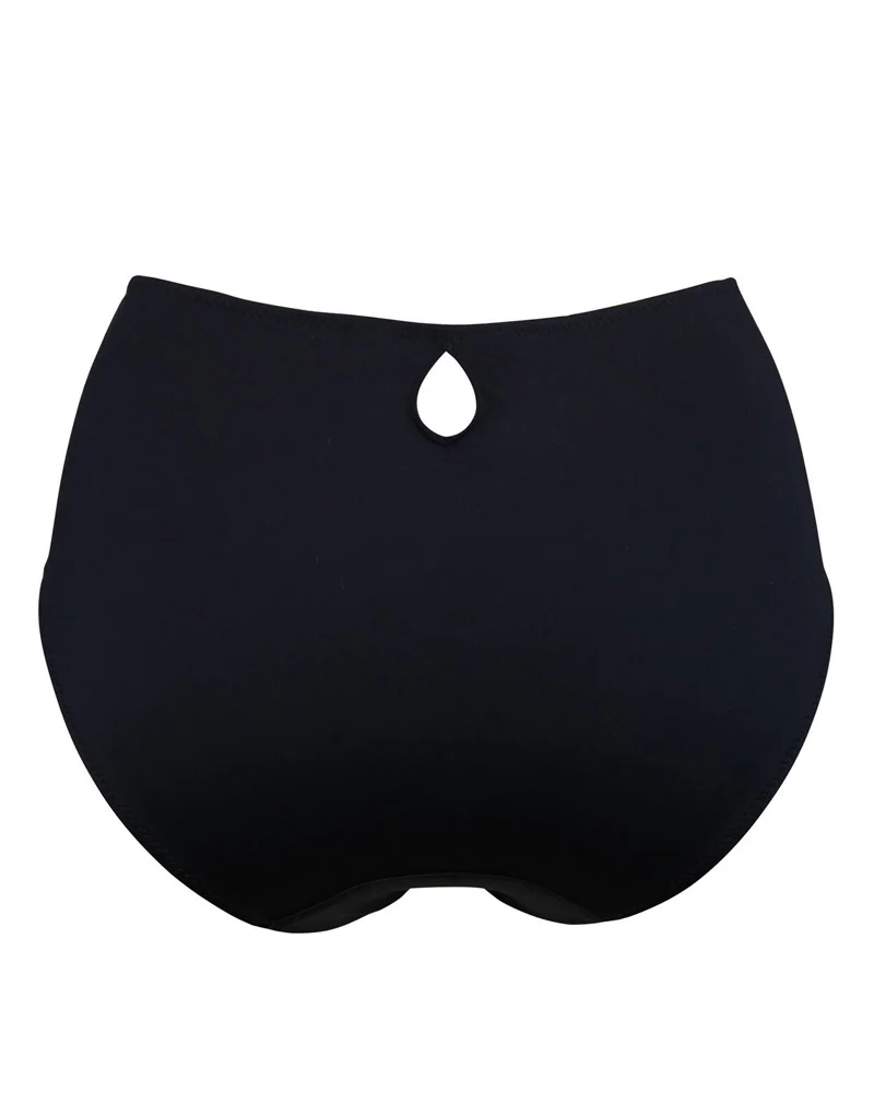 Pour Moi Imogen Rose Embroidered Brief Black/Platinum