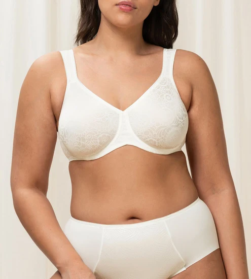 Triumph Lovely Minimizer Damen Miederwaren BH kurz Mittelträger mit Bügel vanille
