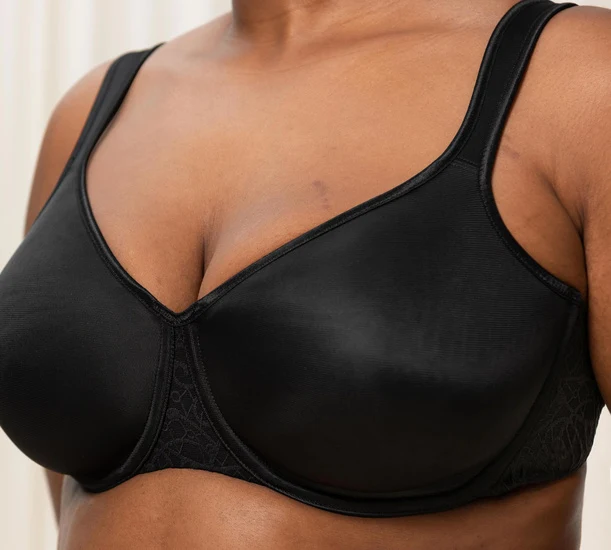 Triumph Comfort Minimizer Damen Miederwaren BH kurz Mittelträger mit Bügel black