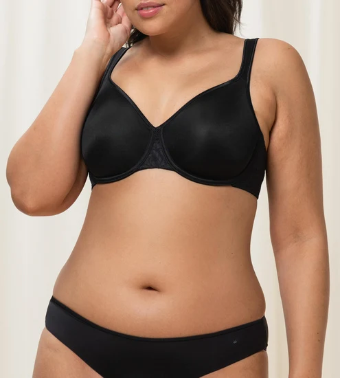Triumph Comfort Minimizer Damen Miederwaren BH kurz Mittelträger mit Bügel black