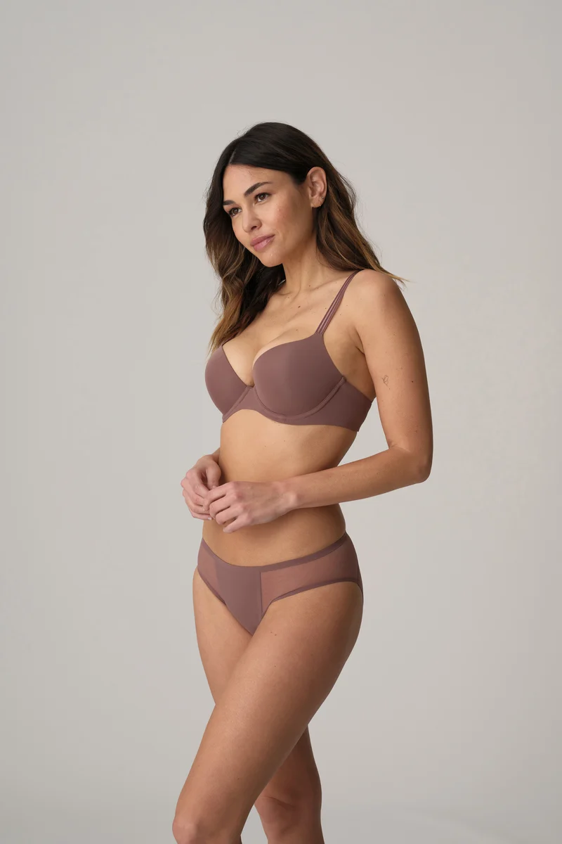 LOUIE satin taupe Rioslip