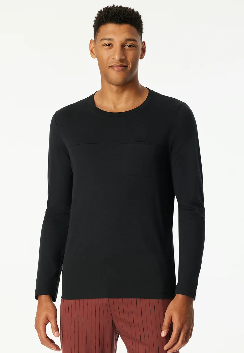 Langarmshirt Rundhals