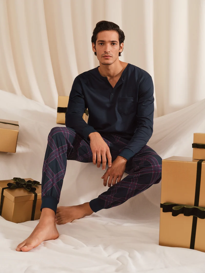 MEN Pyjamas with cuff Relax Comfy