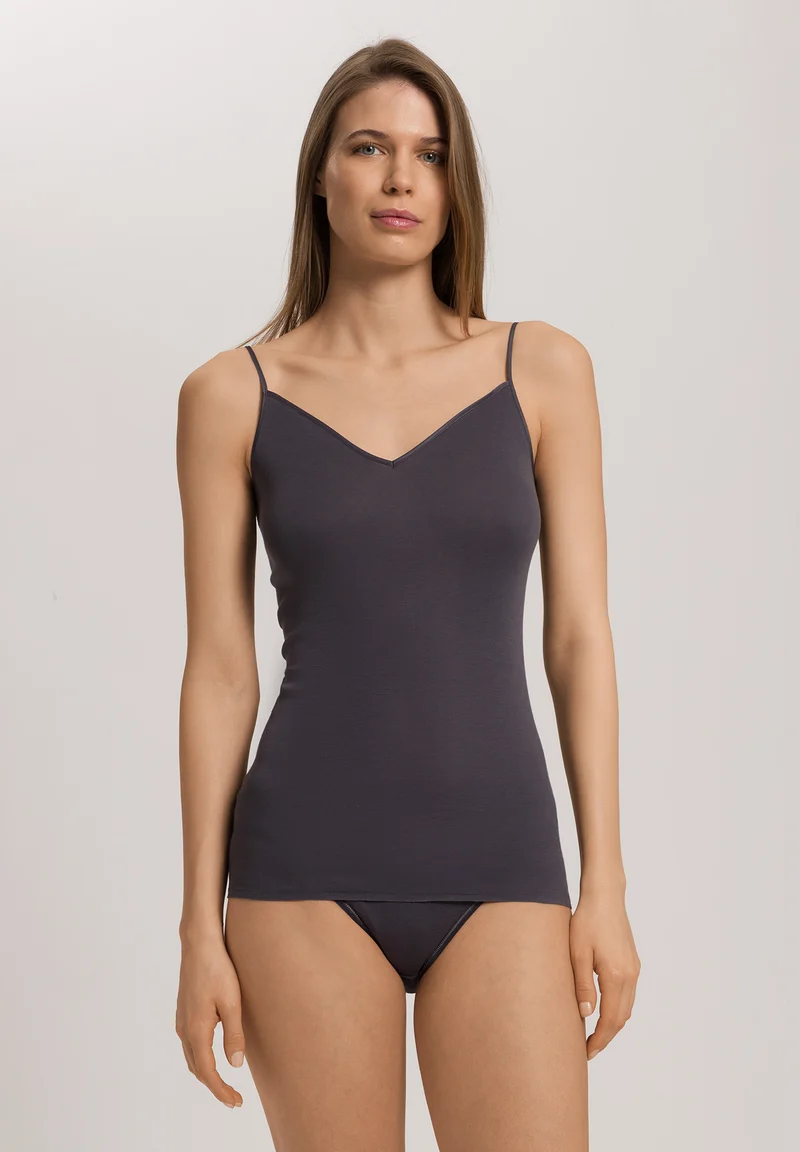 Cotton Seamless Spaghetti Top