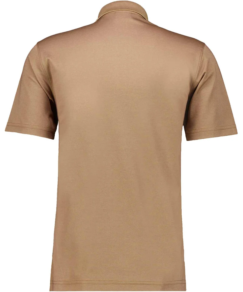 Softknit-Poloshirt mit Zip