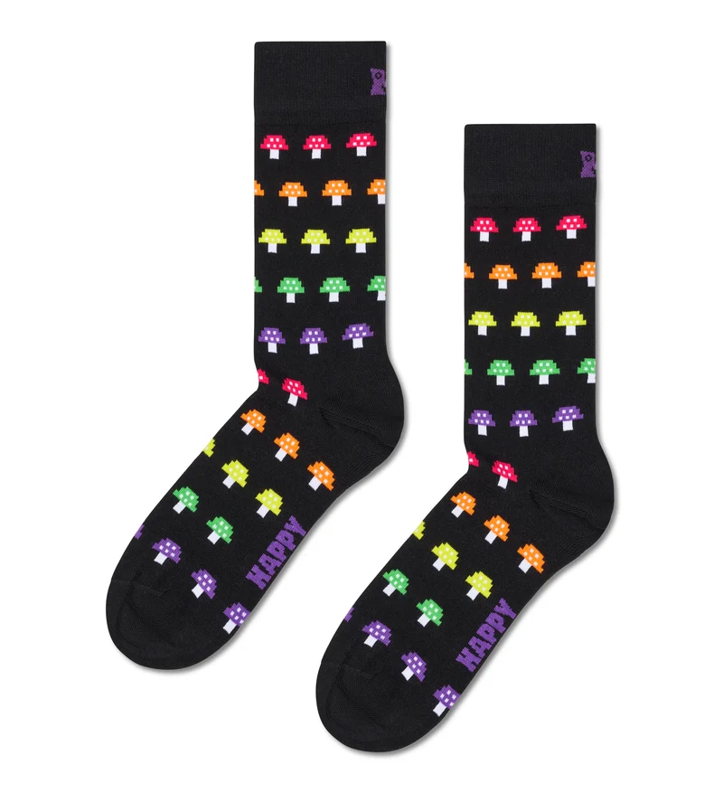 Mushroom Stripe Sock