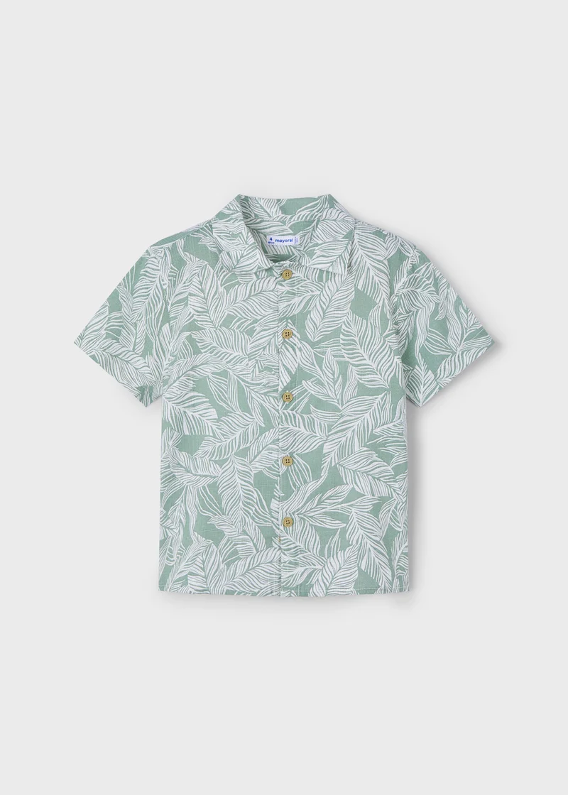 Hemd Printmotiv tropical