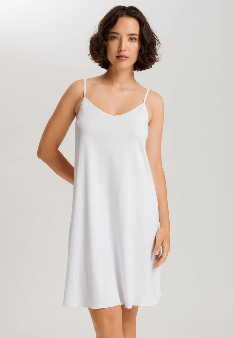 Cotton Silk Spaghetti Dress 95cm