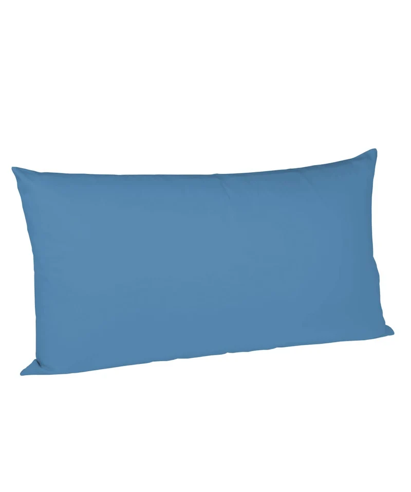 S-009100 | colours | fleuresse | Blaue Kissenbezüge aus edlem Mako Satin | 6072 MEERESBLAU | 100% Baumwolle | 4043202392524