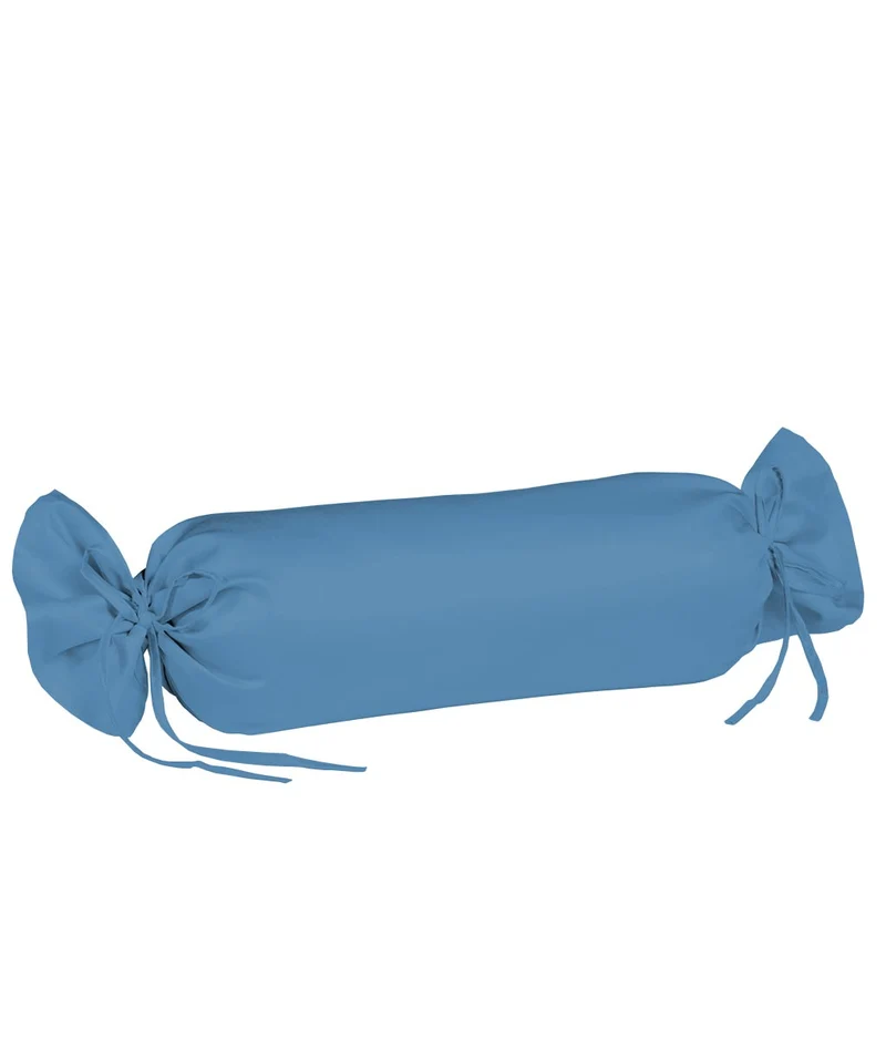 S-009100 | colours | fleuresse | Blaue Kissenbezüge aus edlem Mako Satin | 6072 MEERESBLAU | 100% Baumwolle | 4043202392524
