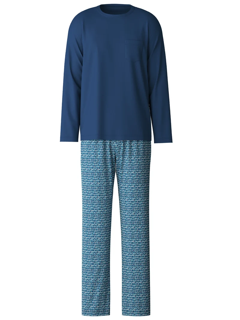 HERREN Pyjama, pottery blue