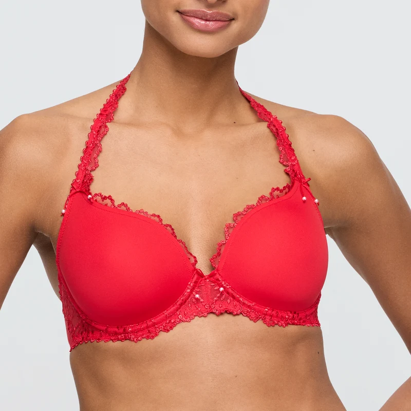 Unterlegter BH Herzform Jane, True Red